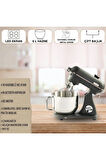 Easy Chef M122 Plus DC Motor Stand Mikser Çift Başlıklı Mat Gri Gold