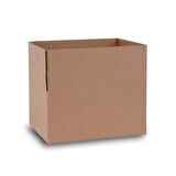 30x23x23 cm Esmer Çift Oluklu A-Box Taşıma Kolisi - 10 Adet - Esmer