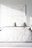 Lux Marble 3d Pamuk Saten Çift Kişilik Nevresim Takımı