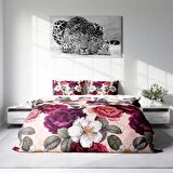 Monohome Flower Dream Çiçekli Pamuk Saten Çift Kişilik Nevresim Takımı