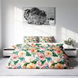 Monohome Flower Spring Çiçekli Pamuk Saten Çift Kişilik Nevresim Takımı