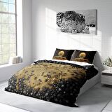 Monohome Bitcoin-1 3D Temalı Pamuk Saten Çift Kişilik Nevresim Takımı