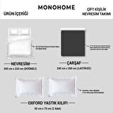 Monohome Flower Dance Çiçekli Pamuk Saten Çift Kişilik Nevresim Takımı