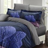 Monohome Wool Heart 3D Temalı Pamuk Saten Çift Kişilik Nevresim Takımı