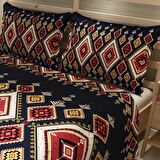 MonoHome Pike Takımı Jakar Dokuma Pamuklu 3D Dijital Baskı Ethnic Geometric