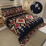 MonoHome Pike Takımı Jakar Dokuma Pamuklu 3D Dijital Baskı Ethnic Geometric