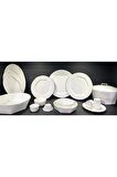Koleksiyon Mislina Lotus 122 Parça 12 Kişilik Yemek Takımı
