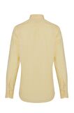 Sarı Slim Fit %100 Pamuk Gömlek | M