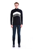 Lacivert KT TR2111 Fitilli Tam Balikci Yaka Triko 50P50A-2/30 (S-XXL)