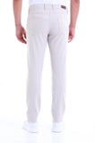 Bej Regular Fit Yüksek Bel Düz Paça Basic Kanvas Pantolon | 40
