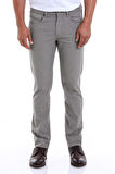 Haki Regular Fit Yüksek Bel Düz Paça Basic Kanvas Pantolon | 30