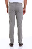 Haki Regular Fit Yüksek Bel Düz Paça Basic Kanvas Pantolon | 30