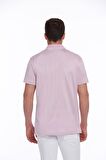 Lila Regular Fit %100 Pamuk Basic Polo Yaka Tişört | L