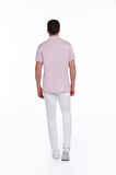 Lila Regular Fit %100 Pamuk Basic Polo Yaka Tişört | L