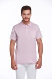 Lila Regular Fit %100 Pamuk Basic Polo Yaka Tişört | S