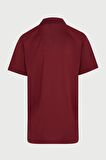 Bordo Regular Fit %100 Pamuk Polo Yaka Tişört | S