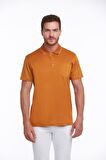 Turuncu Regular Fit %100 Pamuk Basic Polo Yaka Tişört | M