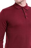Kiremit Klasik Polo Yaka Regular  Fit Triko | S