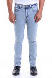 Erkek Antrasit Slim Fit Düşük Bel Basic Kot Pantolon | 30