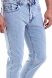 Erkek Antrasit Slim Fit Düşük Bel Basic Kot Pantolon | 38
