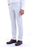 Taş Regular Fit Yüksek Bel Düz Paça Basic Kanvas Pantolon | 46