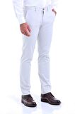 Taş Regular Fit Yüksek Bel Düz Paça Basic Kanvas Pantolon | 46