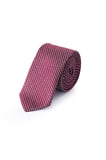 Bordo 7 Desenli Micro Casual Kravat