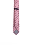 Pembe 2 Desenli Micro Casual Kravat