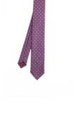 Lila 1 Desenli Micro Casual Kravat