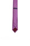 Mor 1 Desenli Micro Casual Kravat