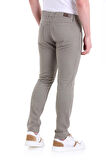 Slim Fit Desenli 5 Cep Düşük Bel Kanvas Pantolon