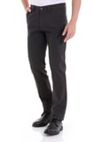 Gri Regular Fit Düz Yandan Cepli Basic Kanvas Pantolon | 42