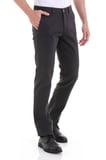 Gri Regular Fit Düz Yandan Cepli Basic Kanvas Pantolon | 42