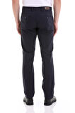 Lacivert Regular Fit Düz Yandan Cepli Basic Kanvas Pantolon | 40
