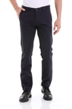 Lacivert Regular Fit Düz Yandan Cepli Basic Kanvas Pantolon | 44