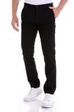 Siyah Regular Fit Düz Yandan Cepli Basic Kanvas Pantolon | 44