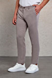 A. Gri.D Slim Fit Desenli Yandan Cep Kanvas Pantolon