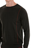 Haki Regular Fit Jakarlı Bisiklet Yaka  Yünlü Triko Kazak | 3XL