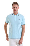 Mavi Regular Fit Düz 100% Pamuk Polo Yaka Tişört