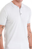 Gri Regular Fit Düz Polo Yaka Tişört | XL