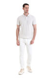Taş Regular Fit Düz 100% Pamuklu Polo Yaka Tişört | XL