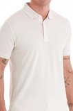 Taş Regular Fit Düz Merserize Polo Yaka 100% Pamuk Tişört | M