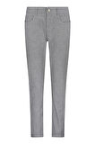 Gri Regular Fit Pamuklu 5 Cep Kot Pantolon | 34