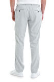 Gri Regular Fit Düz Yandan Cepli Pamuklu Pantolon | 44