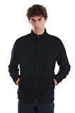 Lacivert Regular Fit Tam Fermuarlı Polar Sweatshirt | L