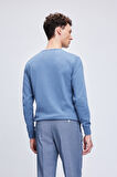 Mavi Regular Fit Bisiklet Yaka 100% Pamuklu Triko Kazak | XL