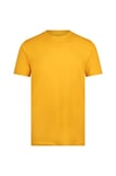 Sarı Regular Fit Bisiklet Yaka Pamuklu Basic Tişört | XXL