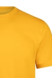 Sarı Regular Fit Bisiklet Yaka Pamuklu Basic Tişört | XXL