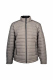 Vizon Regular Fit Hakim Yaka Şişme Mont | L