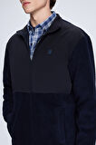Lacivert Regular Fit Hakim Yaka Baharlık Mont | 3XL